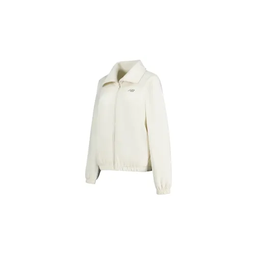 New Balance Jackets Women's White Lapel Moderate Other