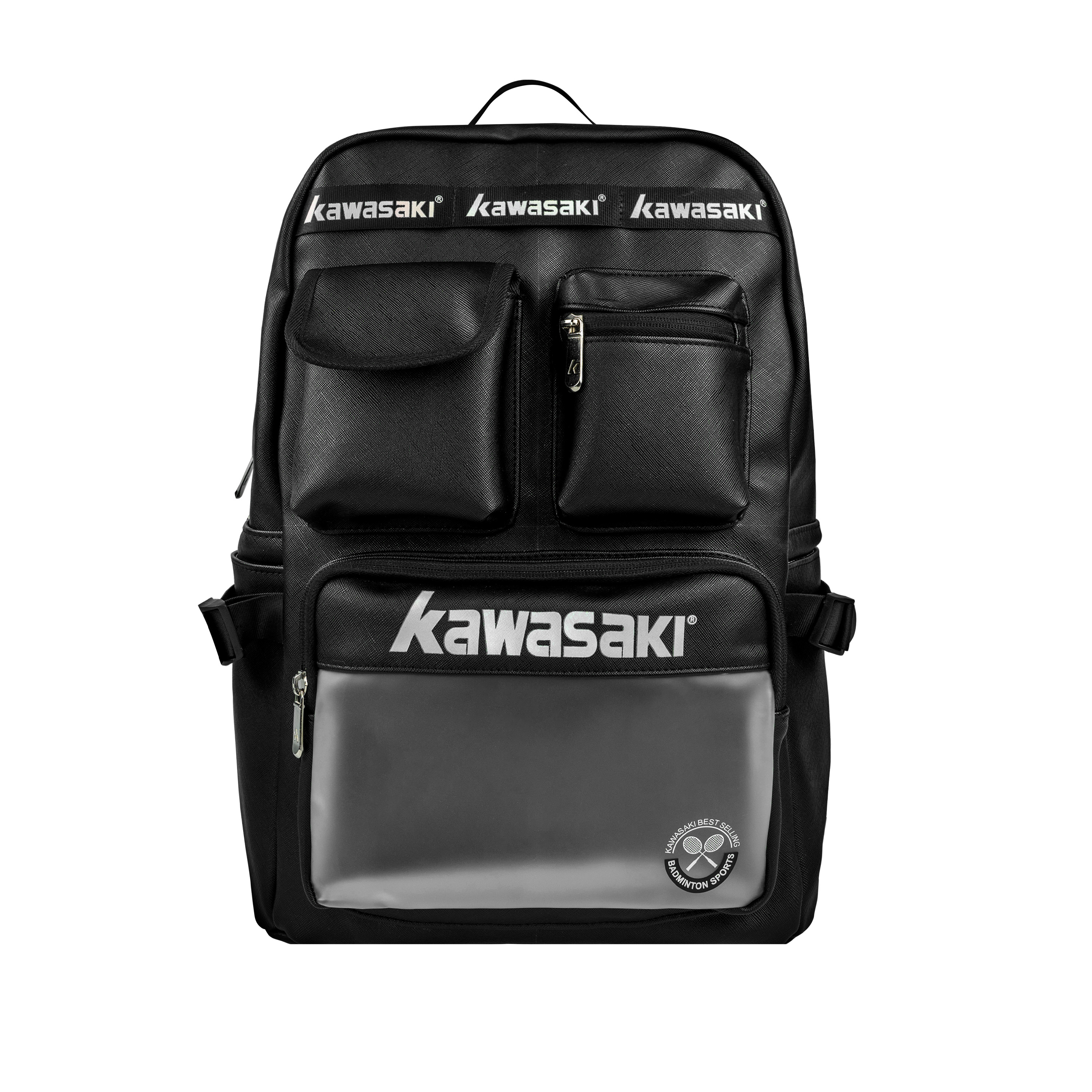Мужской рюкзак Kawasaki PU (черный)