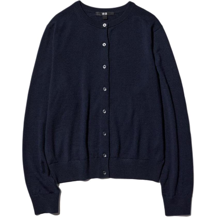 Женский джемпер UNIQLO Knit Sweater (черный)