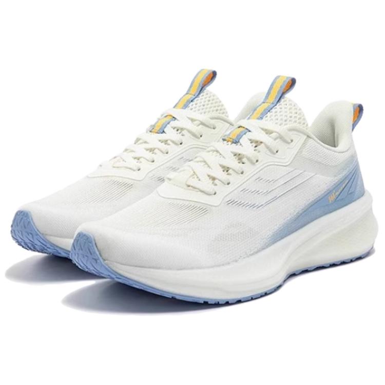 361° Feiying 5.0 Abrasion Resistant Coverage Rebound Low top Sprint Running Shoes Men’s White Blue
