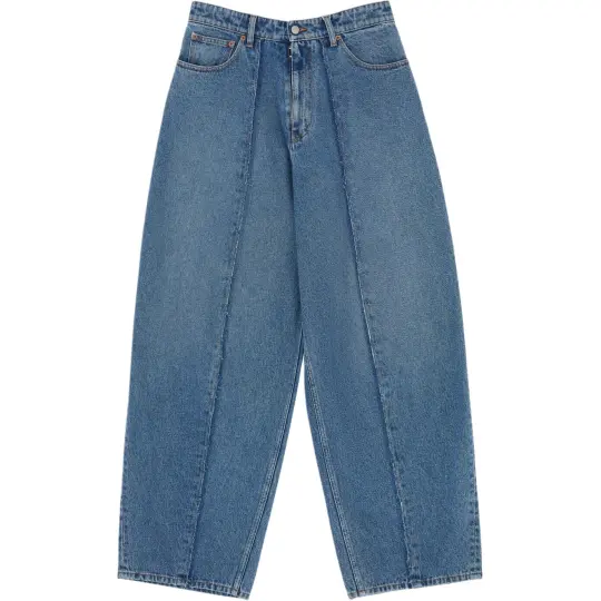 MM6 Maison Margiela High Waist Straight-Leg Jeans