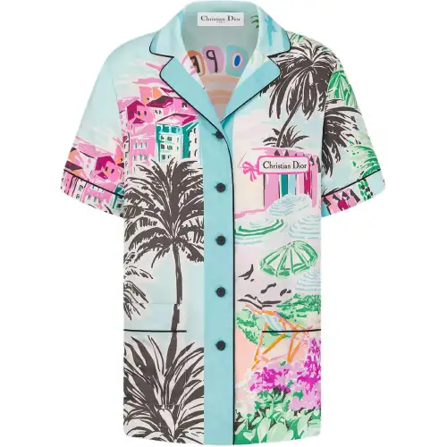 DIOR Shirts Women's Multicolor Lapel Moderate Other