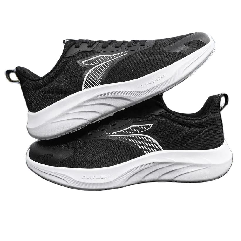 361° Slip Resistant, Abrasion Resistant, Lightweight Low top Casual Sprint Running Shoes Men’s Black White
