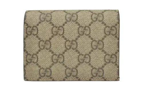 GUCCI Card Holder Wallet Unisex Ebony