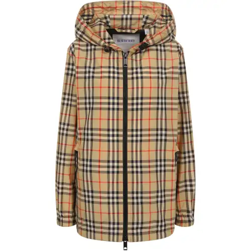 Burberry Vintage Check Hooded Jacket