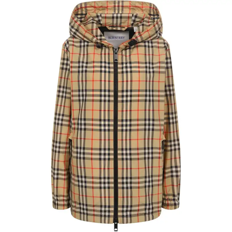 Burberry Vintage Check Hooded Jacket