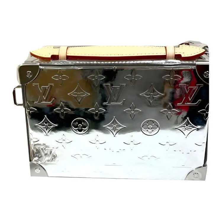 LOUIS VUITTON Adjustable Clutch Men's Silver