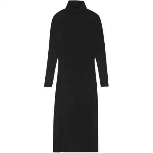 SAINT LAURENT Roll-neck Midi Dress