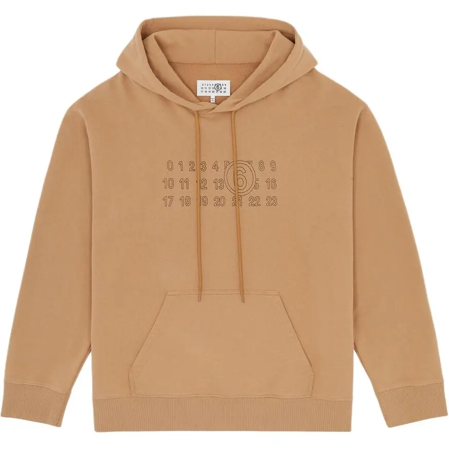 MM6 Maison Margiela Numeric Drawstring Hoodie