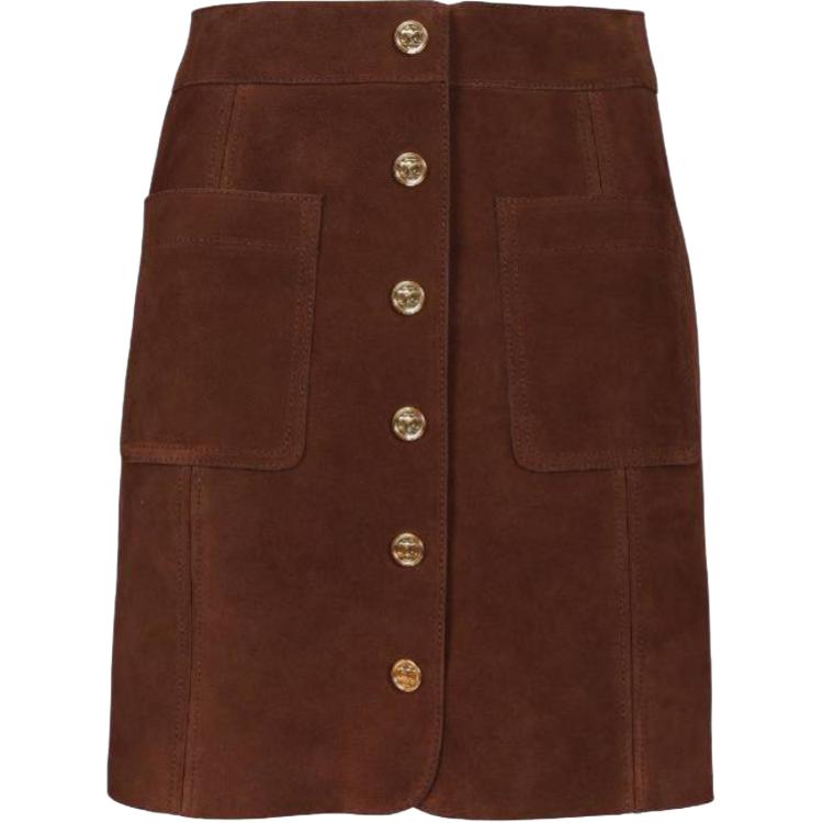 CELINE Button Detailed High Waisted Short Skirt