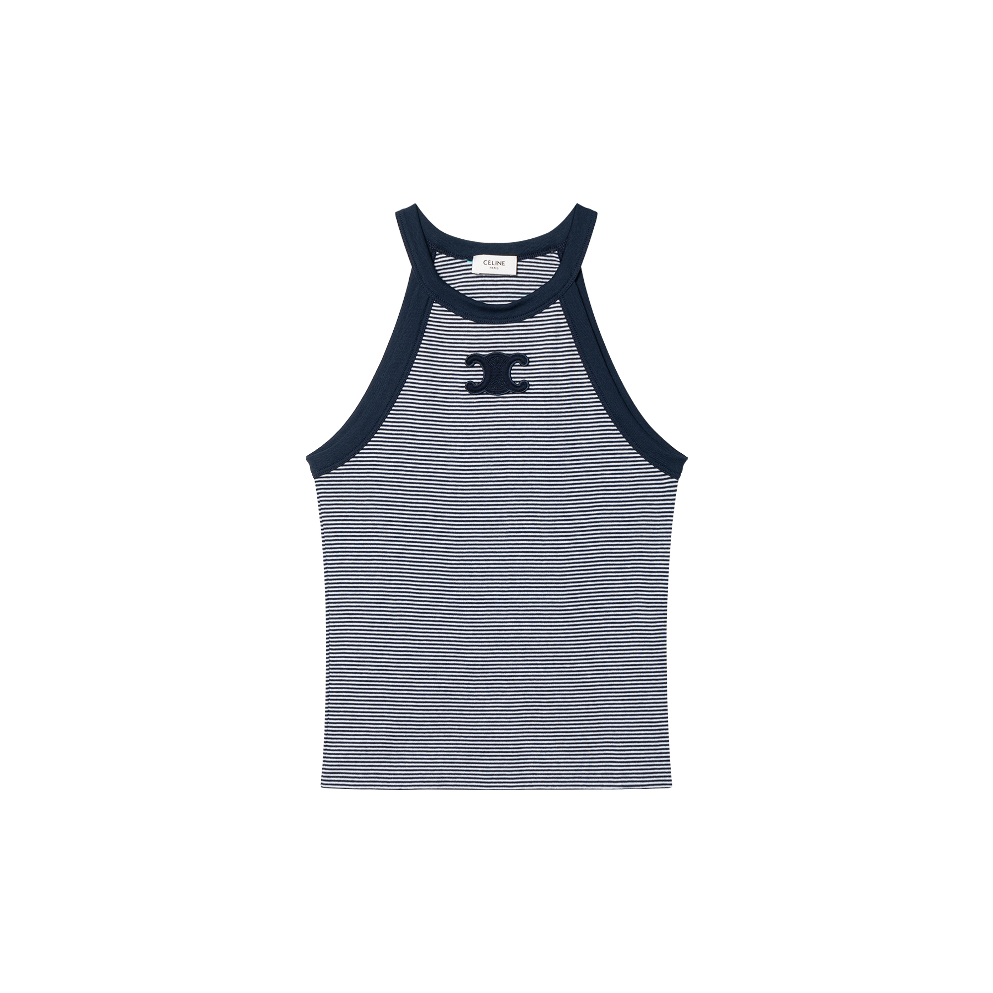 CELINE SS25 Camisole Women's Blue White Stripes