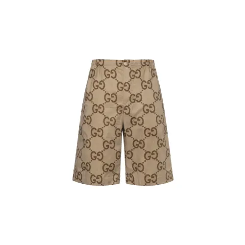 GUCCI Pineapple SS22 Casual Shorts Men's Brown