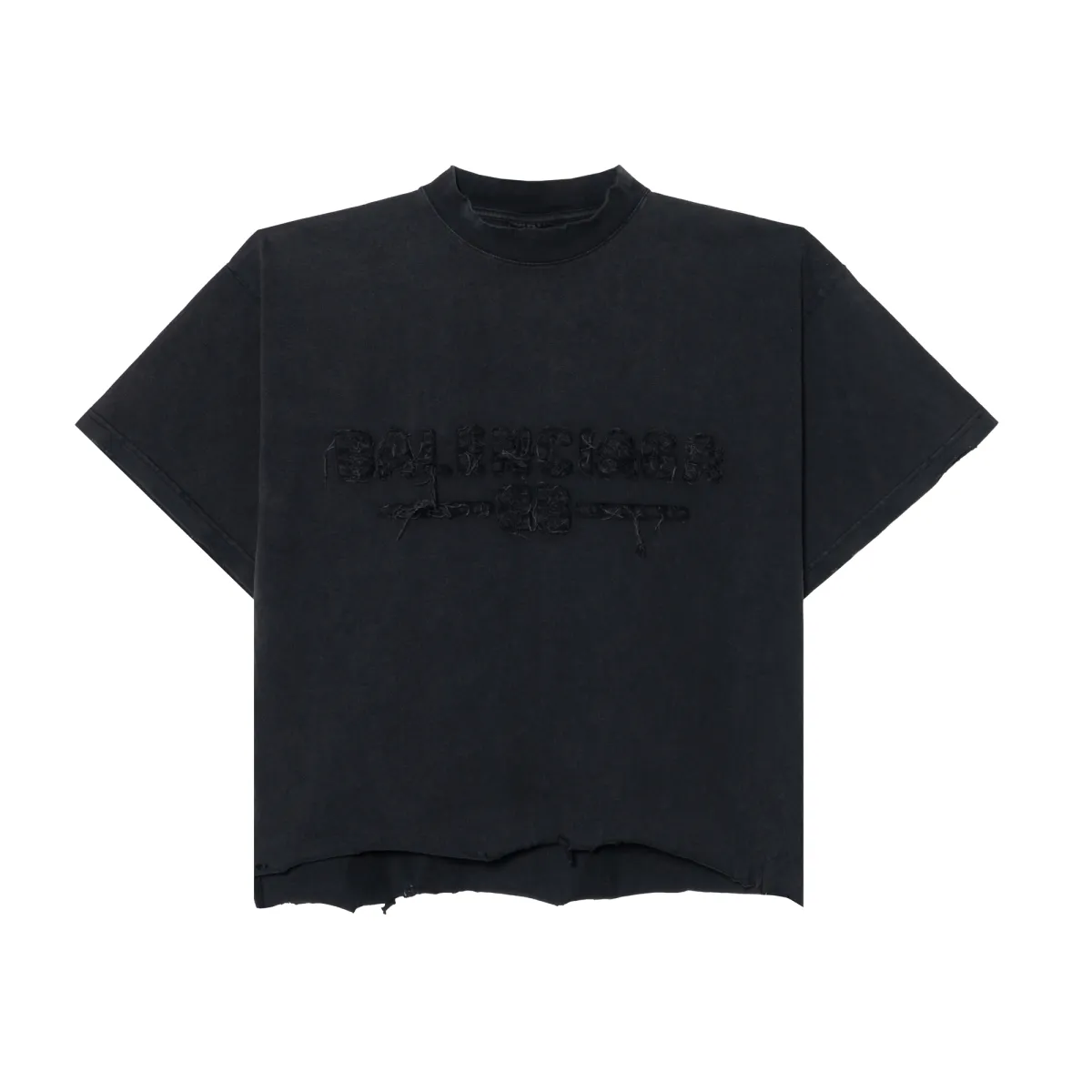 Balenciaga SS25 T Shirt Regular Fit Unisex Black