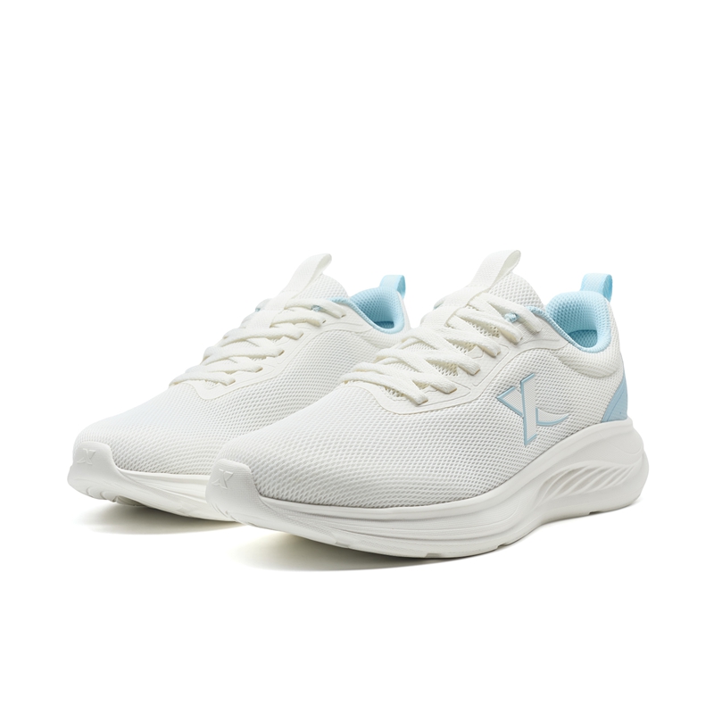 XTEP Feather Escape Support Lightweight Support Lightweight Low top Casual Running Shoes Women’s White Blue