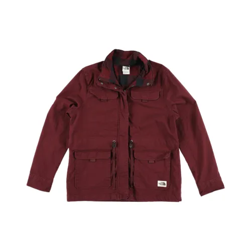 THE NORTH FACE Jackets Women's Red Brown Stand Collar Moderate Other