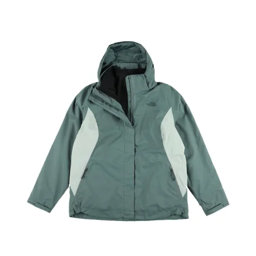 THE NORTH FACE Jackets Women's Gray Green Hooded Moderate Other