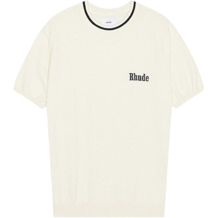 Мужская футболка RHUDE (бежевая)
