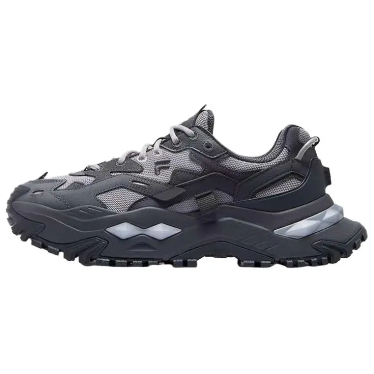 FILA FUSION Bianco Height Increasing Low top Chunky Sneakers Men's Gray