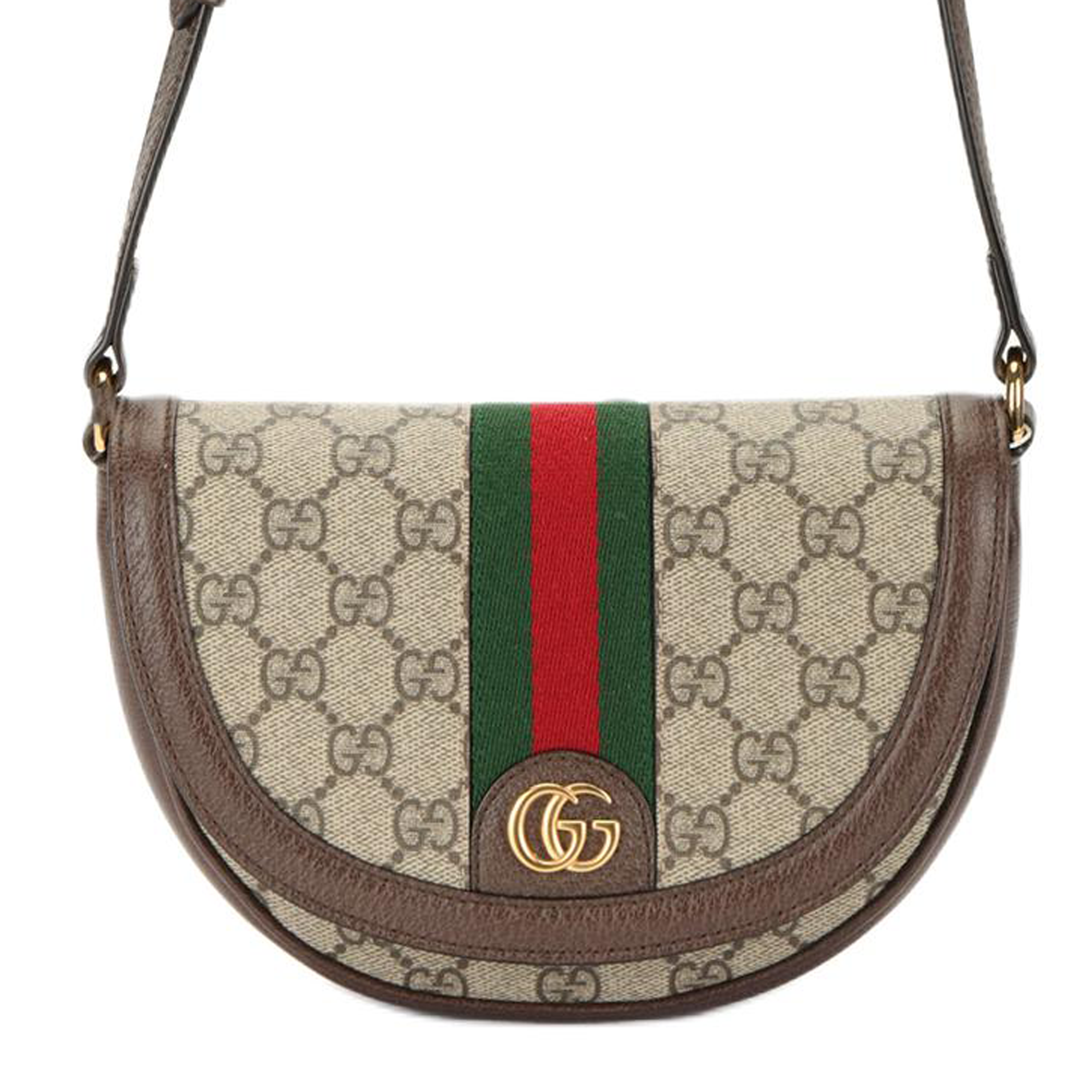 Женская сумка Gucci Ophidia Mini Bag (коричневая)