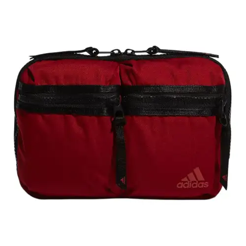 Adidas Polyurethane Shoulder Bag, Crossbody Bag Women's Red