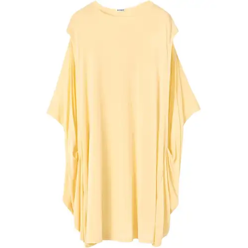 LOEWE Long Sleeved Dresses Women's Yellow Crew Neck Moderate