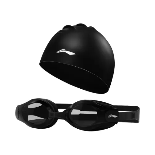Li Ning, waterproof swimming accessory anti-fog, set, swimming pool for men and women
