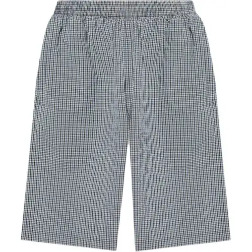 Balenciaga Plaid Pattern Shorts
