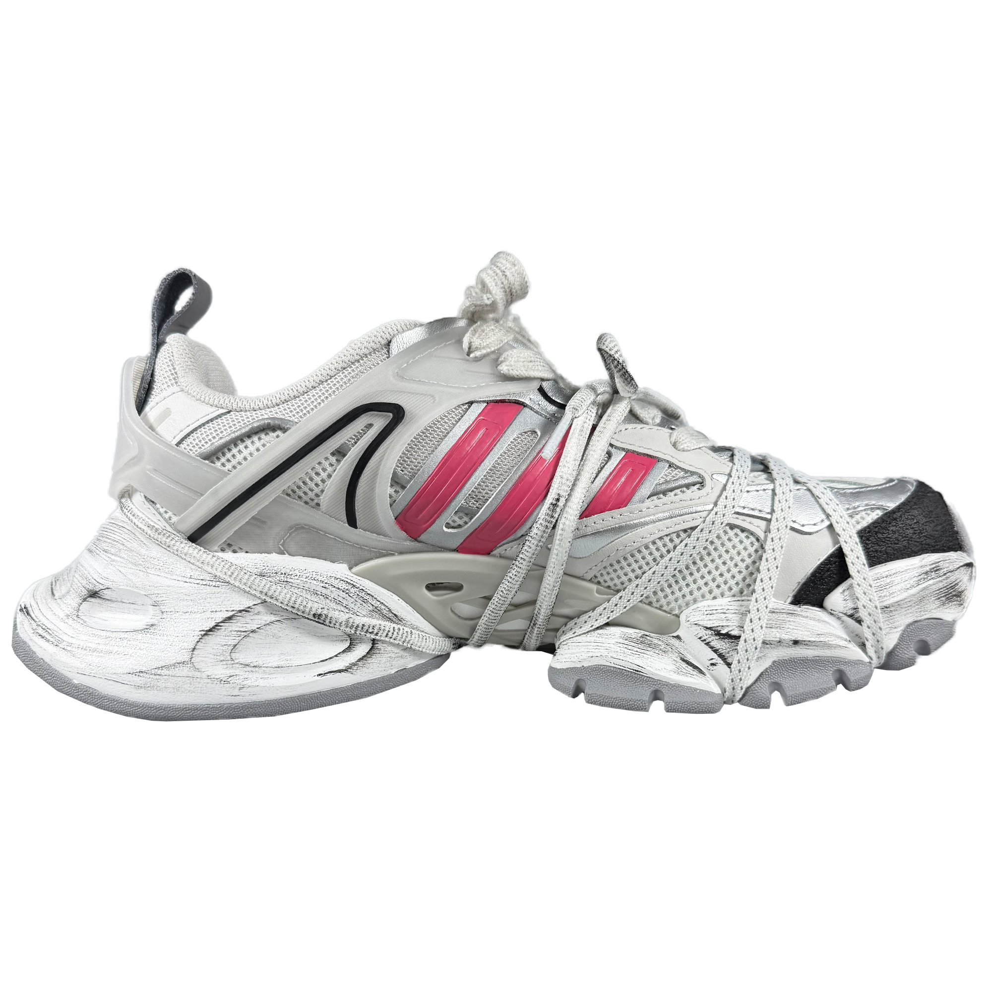 Adidas XLG Running Shoes Unisex Low Top Rose Red