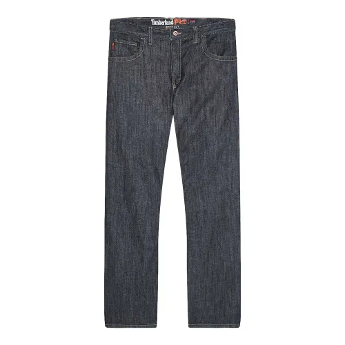 Timberland Jeans Men's Dark Blue Moderate Straight Fit Pants