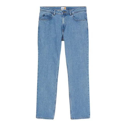 Timberland Jeans Men's Blue Moderate Straight Fit Pants
