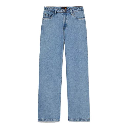 Timberland Jeans Women's Light Blue Moderate Wide Leg Pants