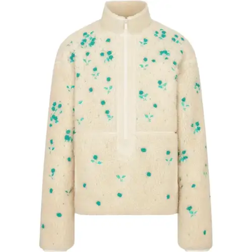 DIOR Jackets Men's Beige Stand Collar Moderate Other