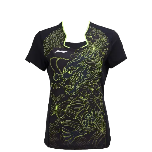 Li Ning Table Tennis Clothing Women's Crew Neck