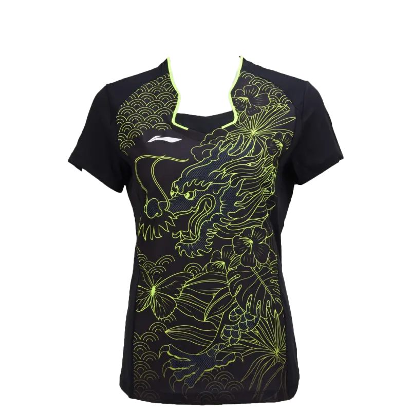 Li Ning Table Tennis Clothing Women's Crew Neck