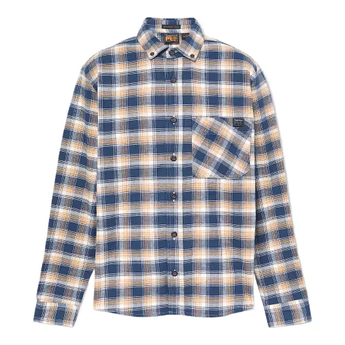 Timberland Shirts Men's Blue Lapel Moderate Other