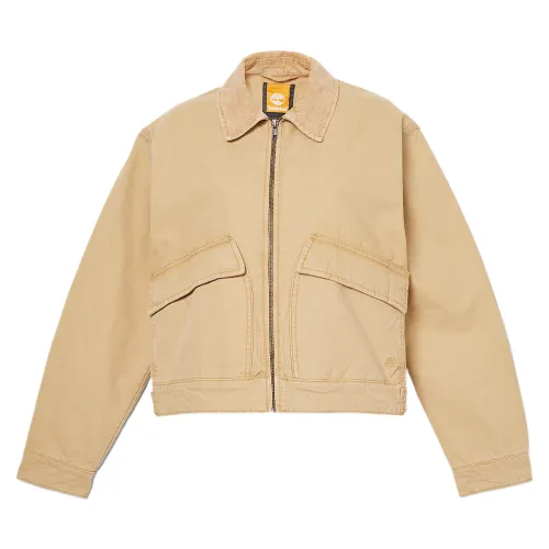 Timberland Jackets Women's Beige Lapel Moderate Other