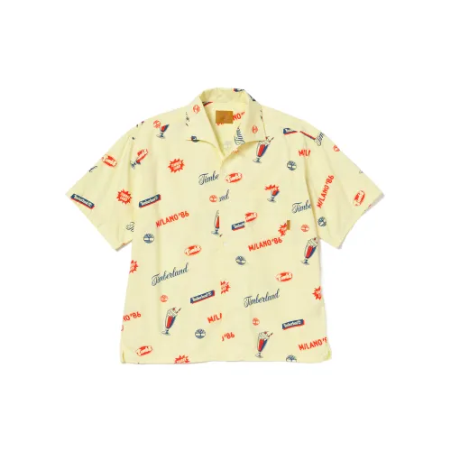 Timberland Shirts Unisex Yellow Lapel Moderate