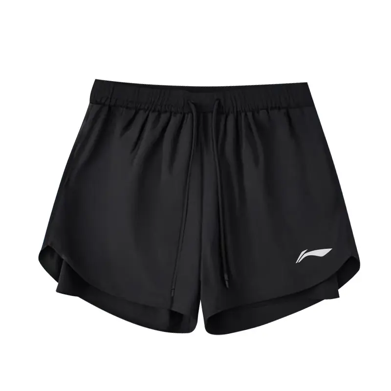 Li Ning Sports Shorts Women's Classic Black Women's Fit Thin