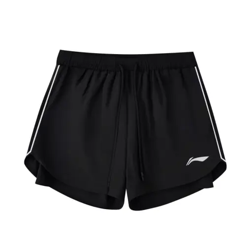 Li Ning Sports Shorts Women's Classic Black Women's Fit Thin