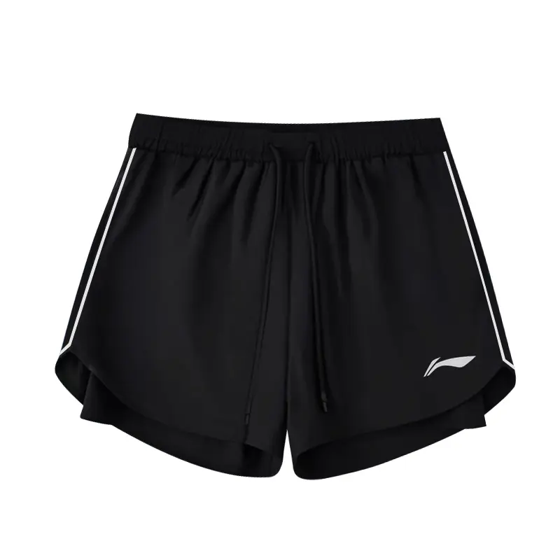 Li Ning Sports Shorts Women's Classic Black Women's Fit Thin