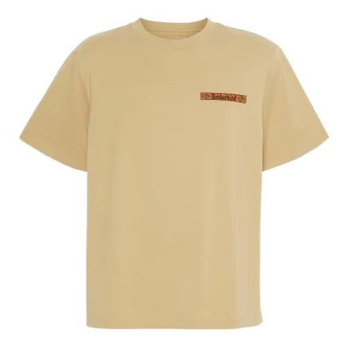 Timberland T Shirts Men's Light Brown Crew Neck