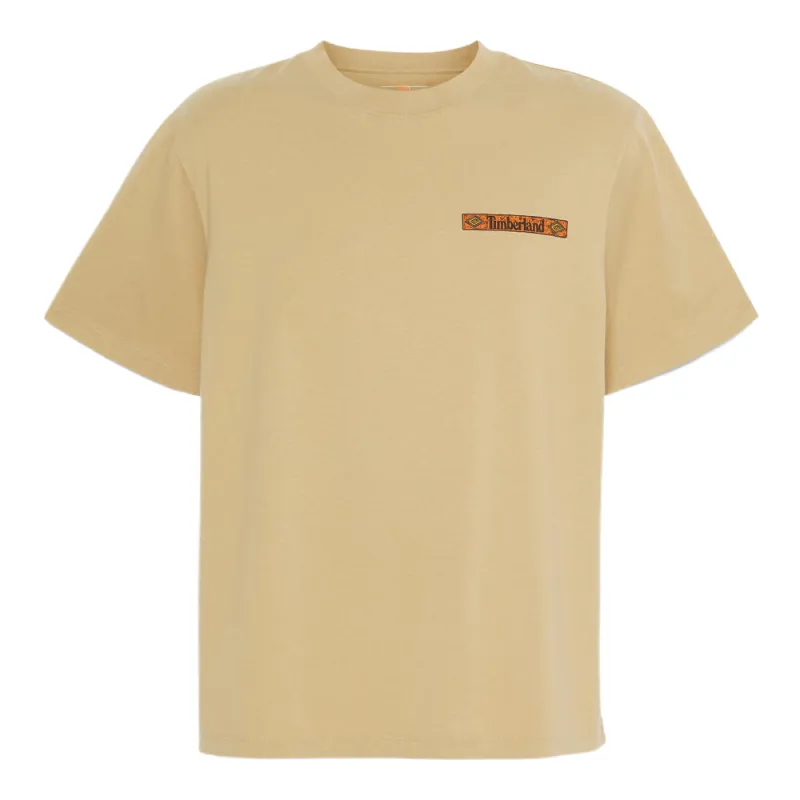 Timberland T Shirts Men's Light Brown Crew Neck