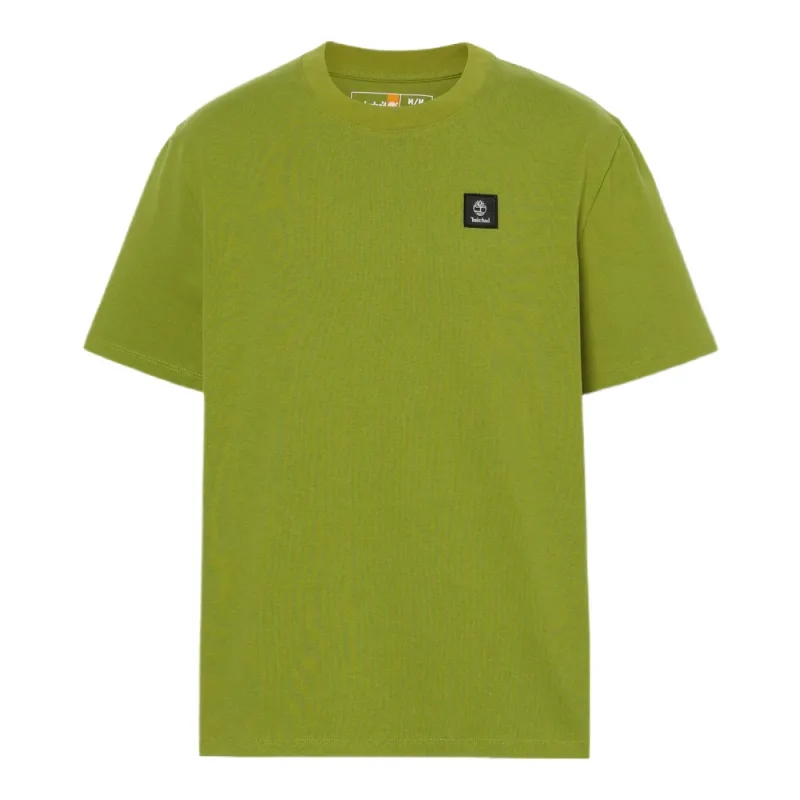 Timberland T Shirts Men's Green Crew Neck Moderate