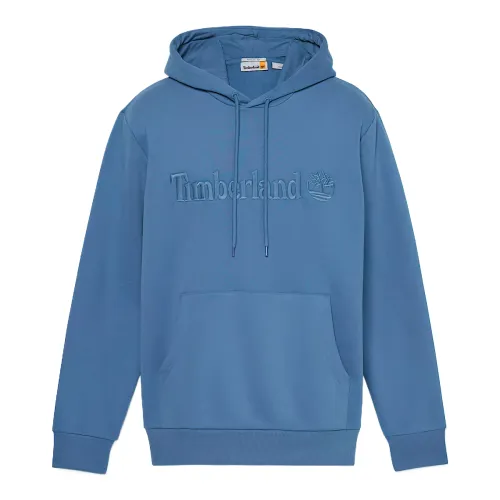 Timberland Sweatshirts Men's Blue Hooded Moderate