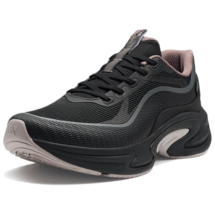 XTEP Breathable, Lightweight Coverage Low top Casual Running Shoes Women’s Black Purple