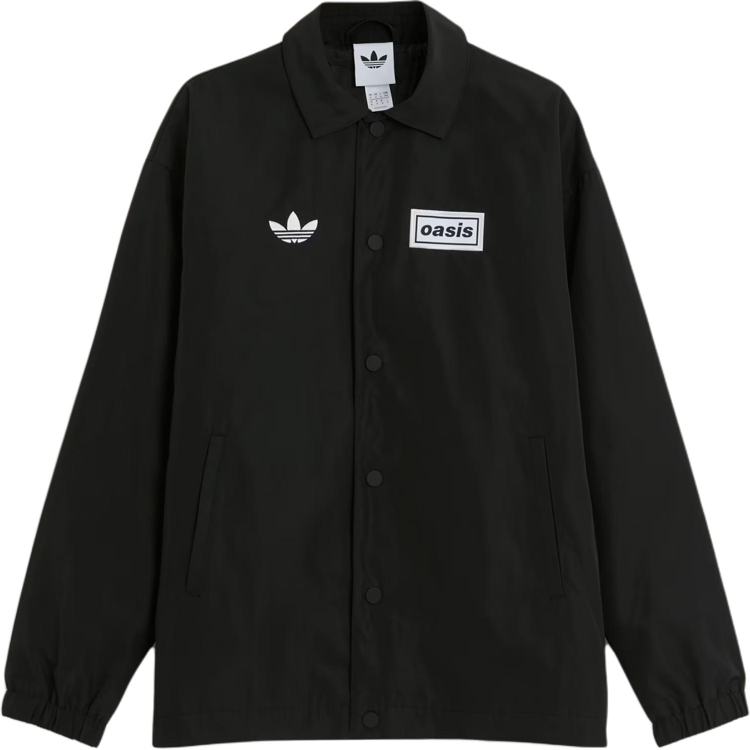 Куртка adidas adidas originals x Oasis COACH JACKET (черная)
