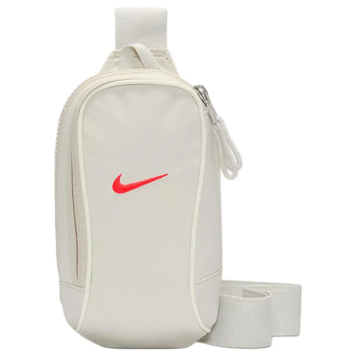 Nike Sportswear Essentials Fabric Sling Bag Unisex White & Dark Red