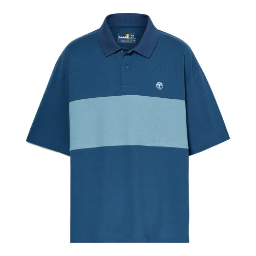 Timberland Polo Shirts Men's Blue Polo Collar Moderate Other