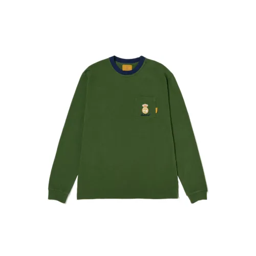 Timberland T Shirts Unisex Green Crew Neck Moderate