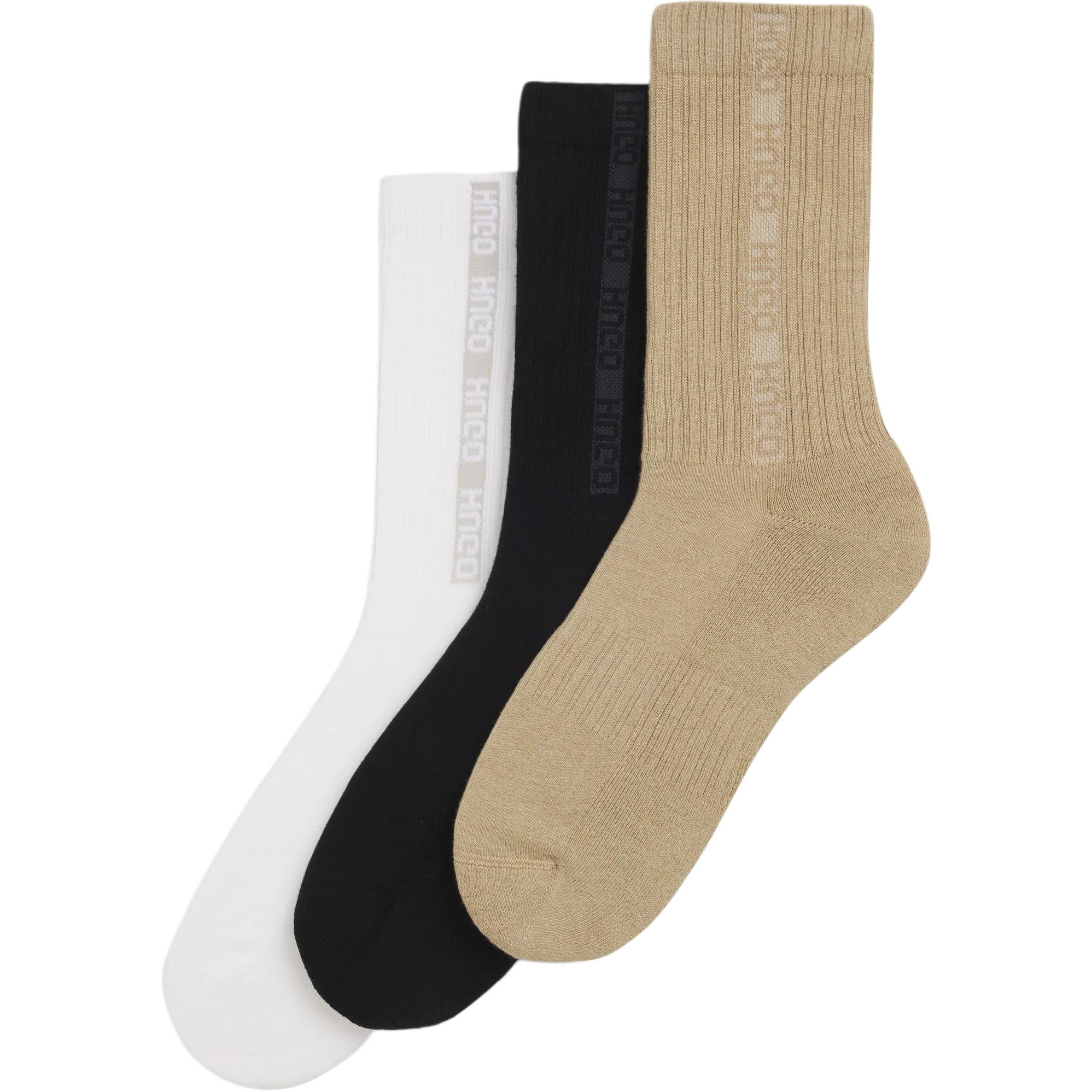 HUGO BOSS SS25 Crew Socks Men’s 3 Pack